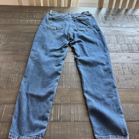 Judy Blue Walk This City Slim Fit Jeans Women's 9/29 Blue Distressed JB82204DK - Picture 2 of 12